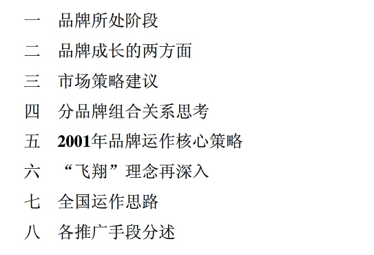 白沙營銷整合方案及內部資料